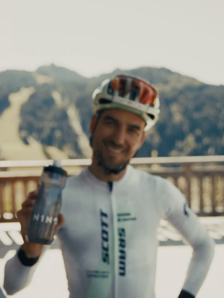 Instagram post by @scottmtbracing for Camelbak. Caption reads: Get your special edition N1NO Camelbak Podium....