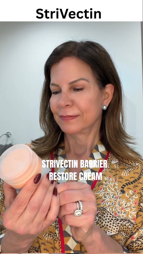 Instagram post by @gwenliveswell for StriVectin. Caption reads: Real talk, beauties — my skin has been through it....