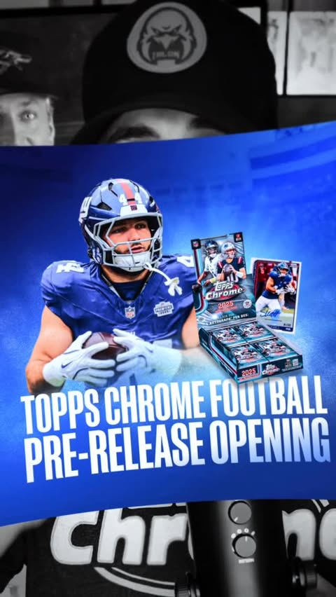 Instagram post by @talon_sportscards for Topps. Caption reads: [...] will be ripping the highly anticipated....