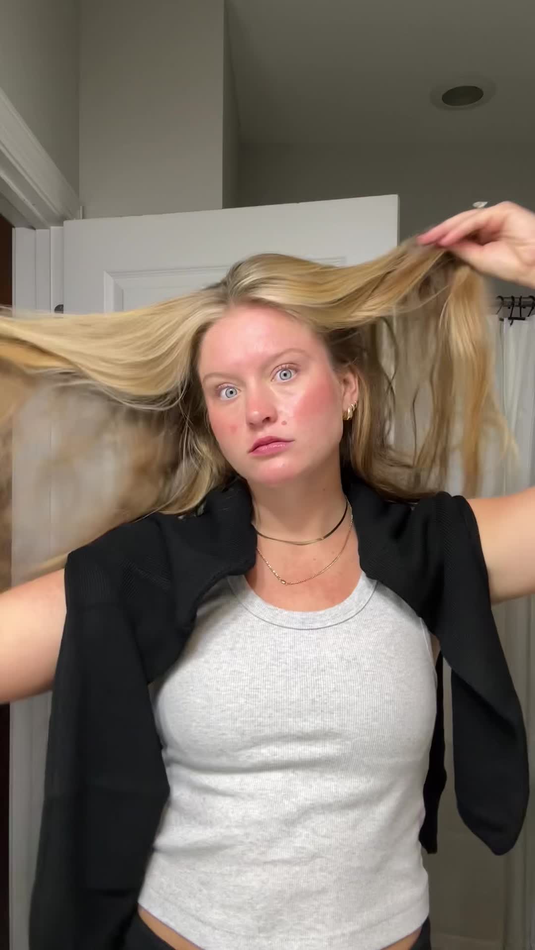 TikTok post by @averylbeverly for b.tan. Caption reads: [...] these products make fixing it easier !!....