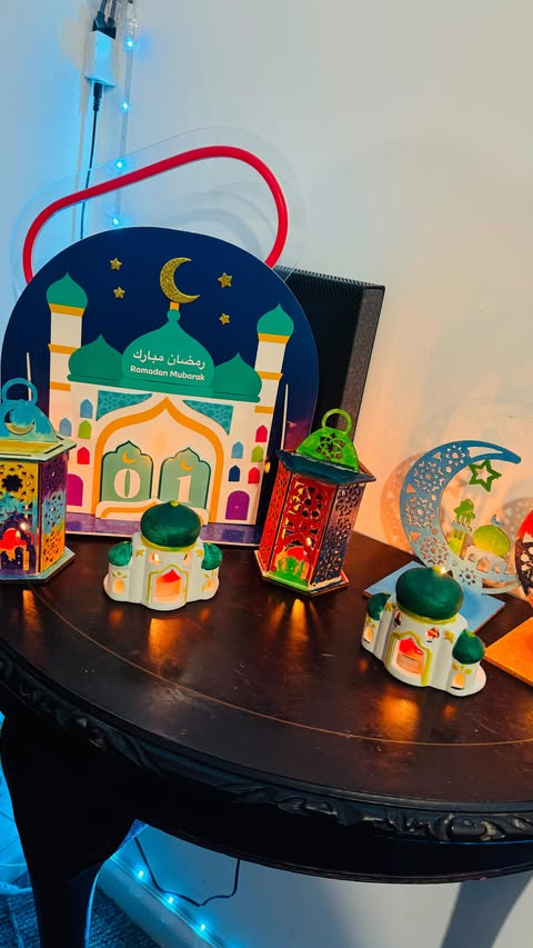 Instagram post by @ibaad_and_family for Baker Ross. Caption reads: [...] ready for Ramadan with these beautiful....