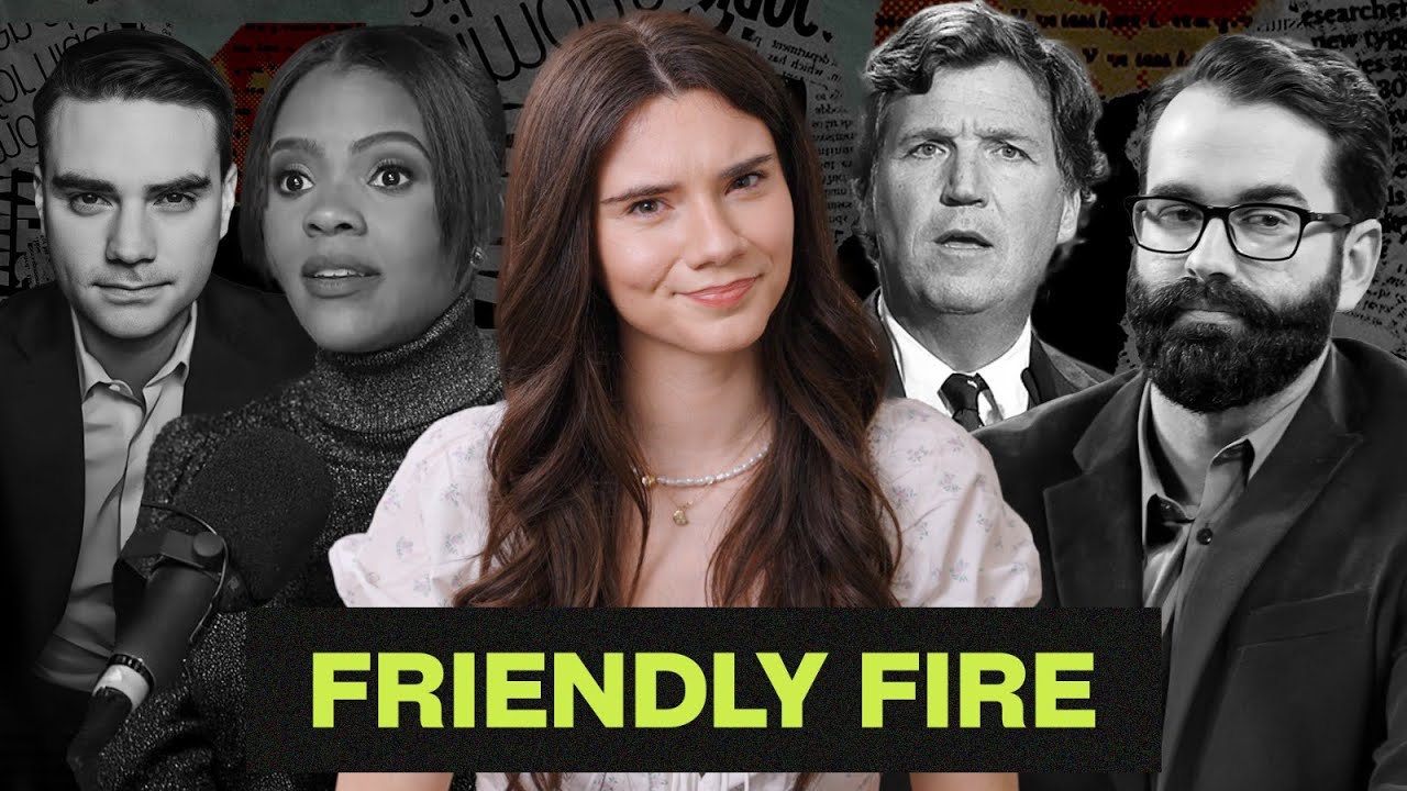 YouTube post by @bbrettcooper for Good Ranchers. Caption reads: My Thoughts on the Conservative Civil War |....