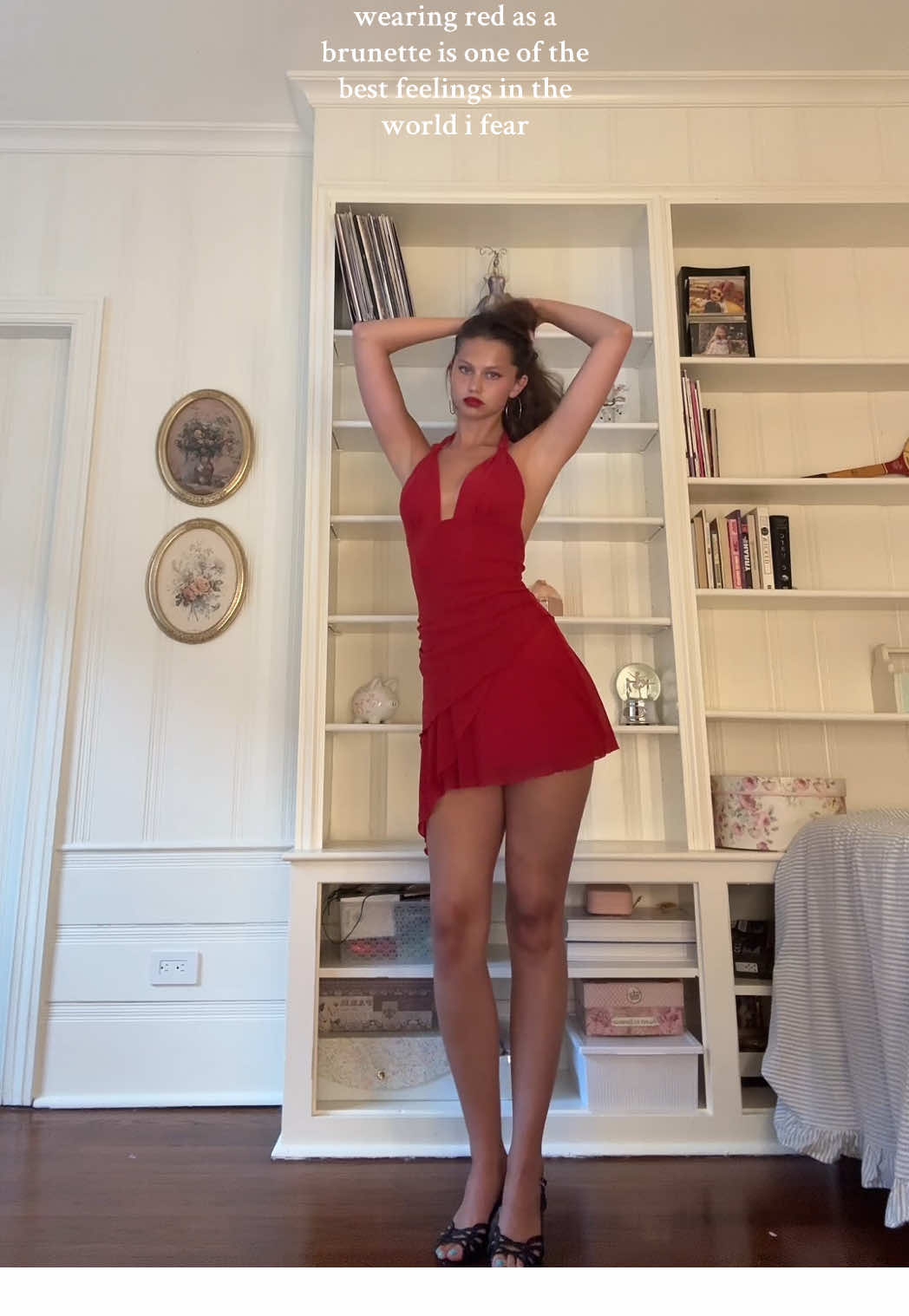 TikTok post by @helloitscharlit for Tiger Mist. Caption reads: @Tiger Mist i need this dress in every [...].