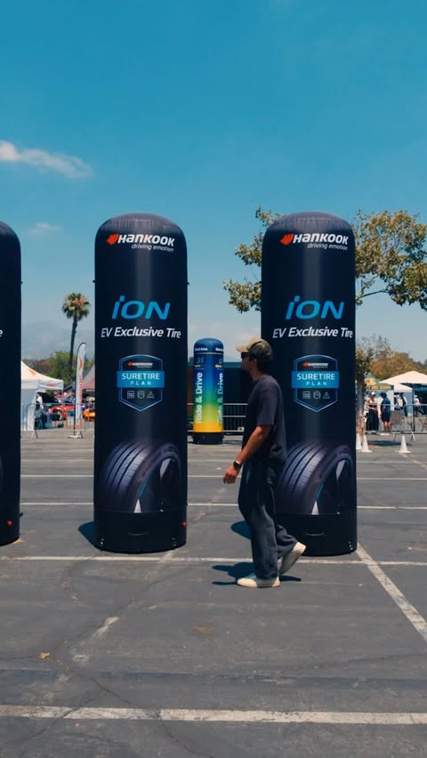 Instagram post by @tootripsy for Hankook Tire. Caption reads: [...] on their EV. I didn’t either, until Hankook....