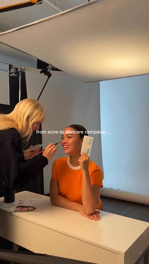 Instagram post by @diaryoftroubledskin for Dr. Dennis Gross Skincare. Caption reads: From documenting my acne journey to becoming part....