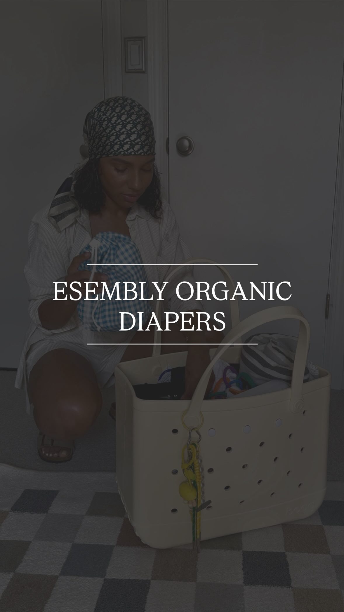 Instagram post by @dysiris for Esembly Baby. Caption reads: Don’t worry moms and dads 😉, I got y’all! Get 20%....