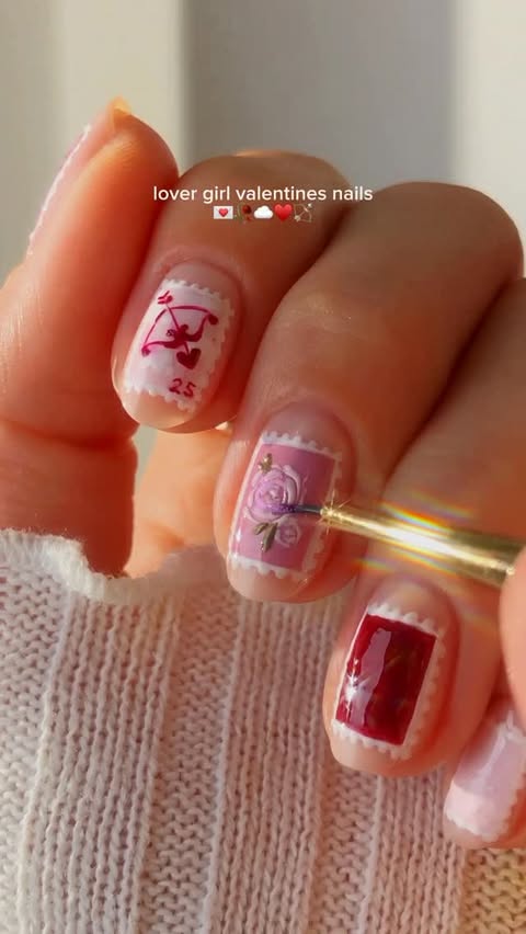 Instagram post by @basecoatstories for essie. Caption reads: [...] needed love these days ♥️ created for @essie....