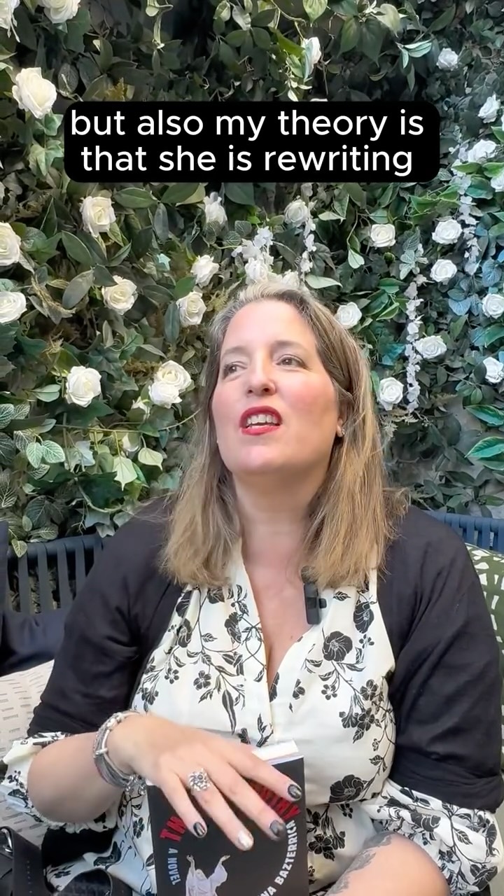 Instagram post by @agustinabazterrica for Simon & Schuster. Caption reads: What are your favorite horror books this spooky....