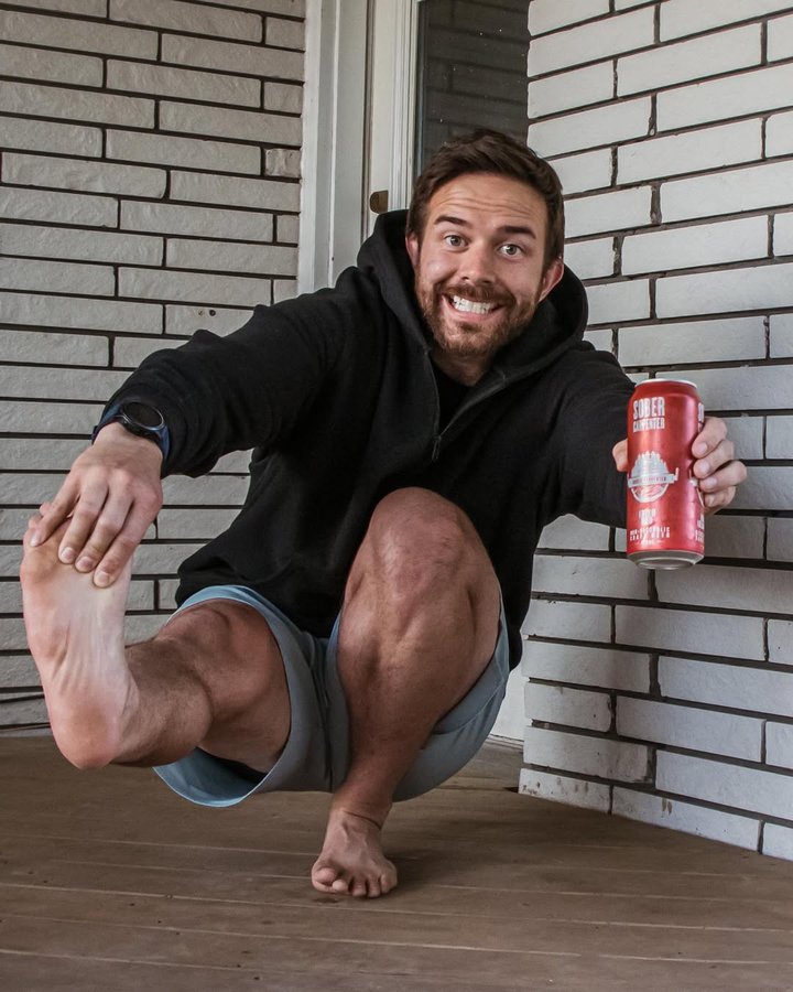 Instagram post by @raybeau_moves for Sober Carpenter. Caption reads: Vote on your fav pic 1-8
•
•
What we consume can....