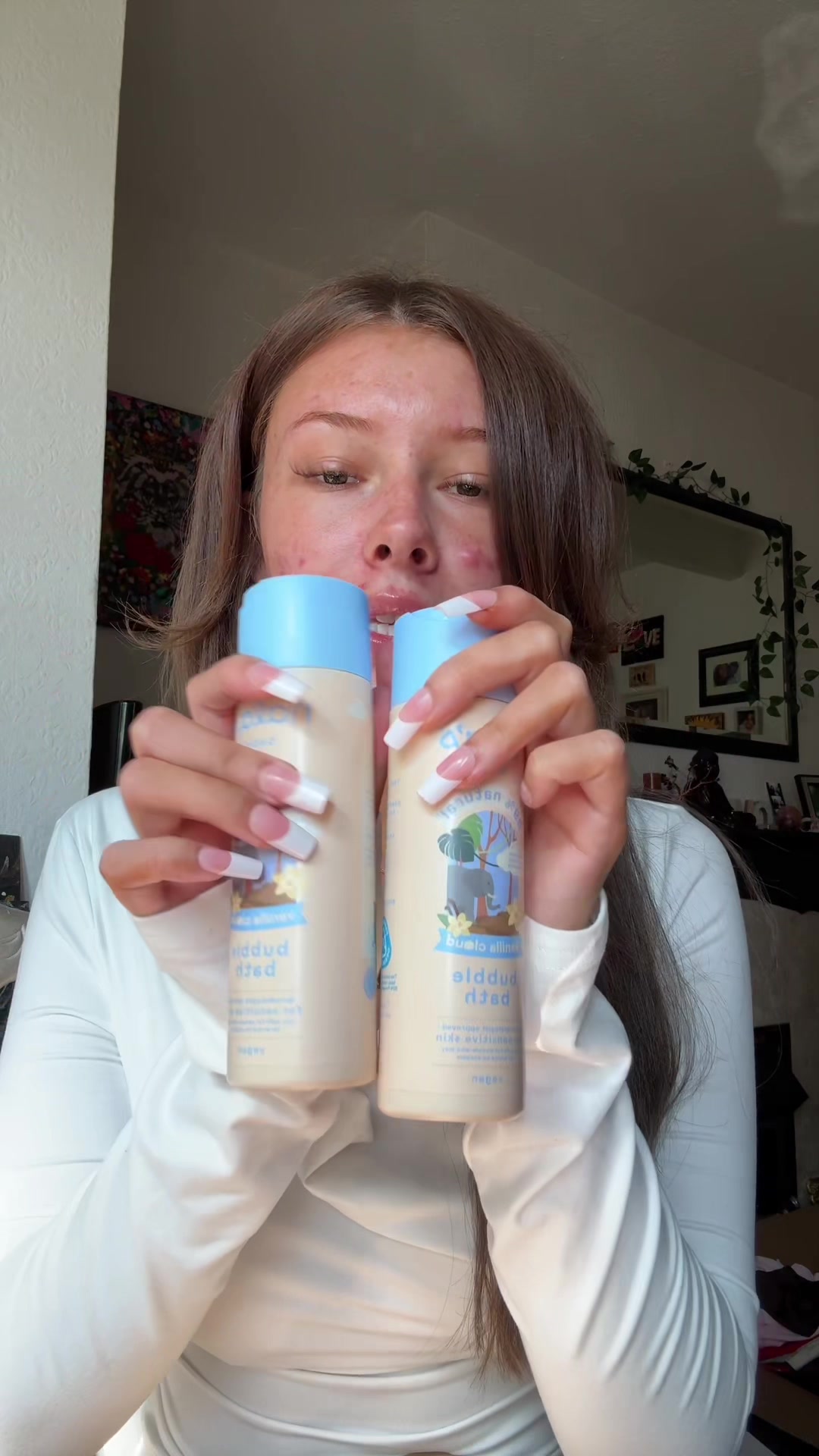 TikTok post by @tylabeausmith for Nala’s Baby. Caption reads: [...] from @Nala's Baby UK 🪽🫧🛁 #nalasbaby.