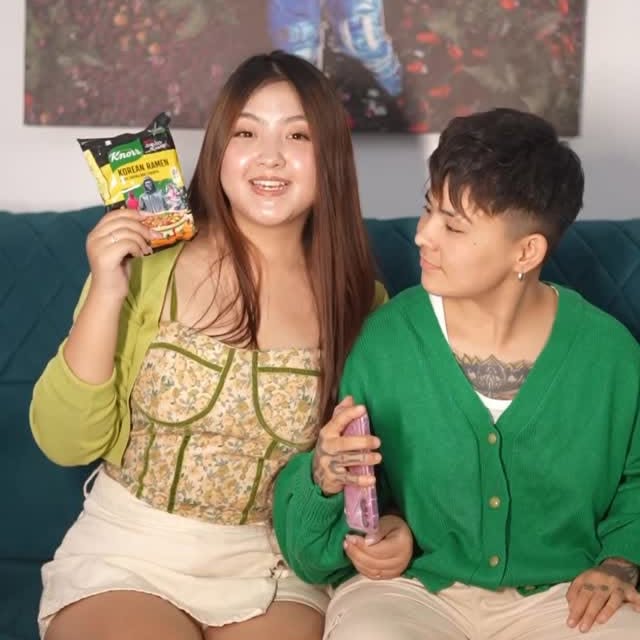 Instagram post by @gracy__thapa01 for Knorr. Caption reads: #ad We tried the new Knorr Gochujang Chicken....