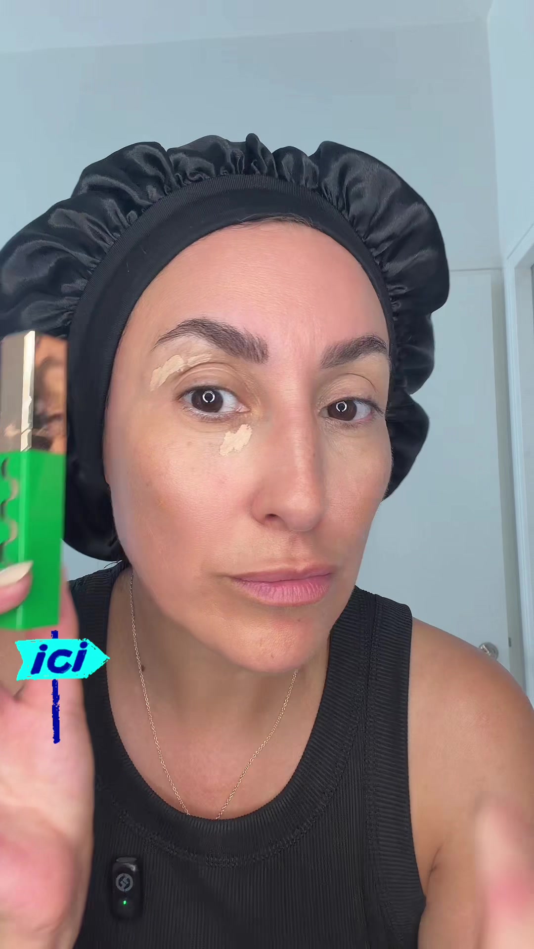 TikTok post by @nazik19809 for Magnifaïk. Caption reads: Correcteur de cernes @Magnifaïk Beauty....