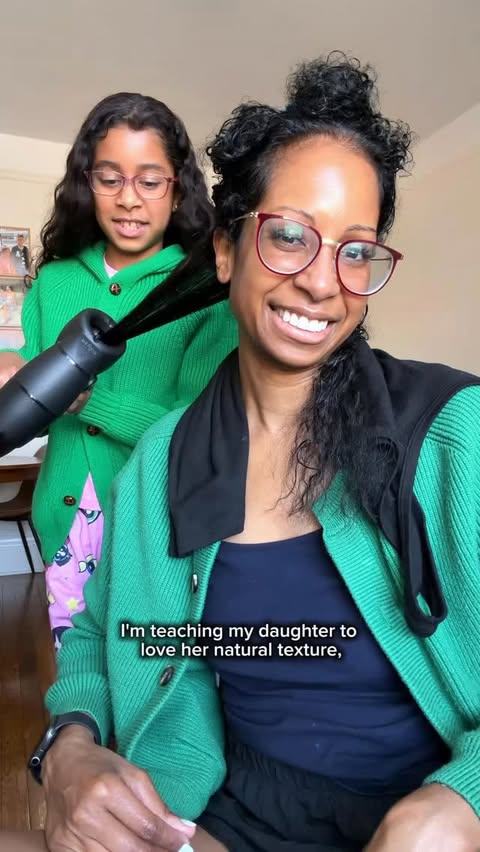 Instagram post by @nycmamaplus2 for RevAir • Reverse-Air Dryer. Caption reads: Spring vibes = slowing down and leveling up our....