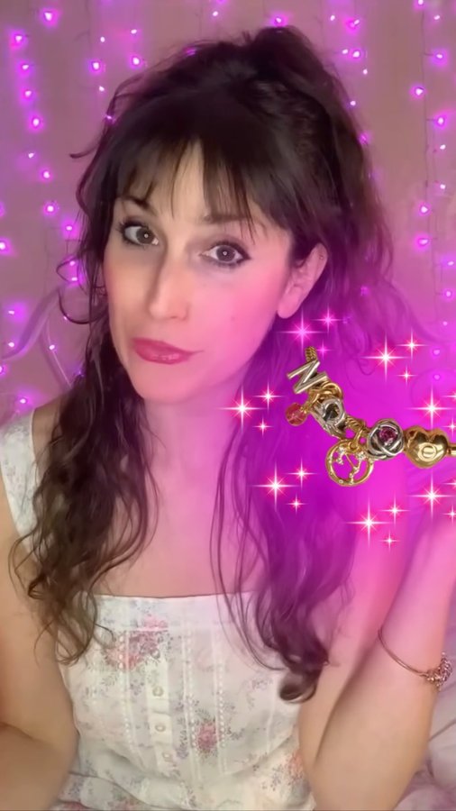 Instagram post by @valleygirlmystic for Astrology.com. Caption reads: i’m excited to be a #PandoraPartner because the....