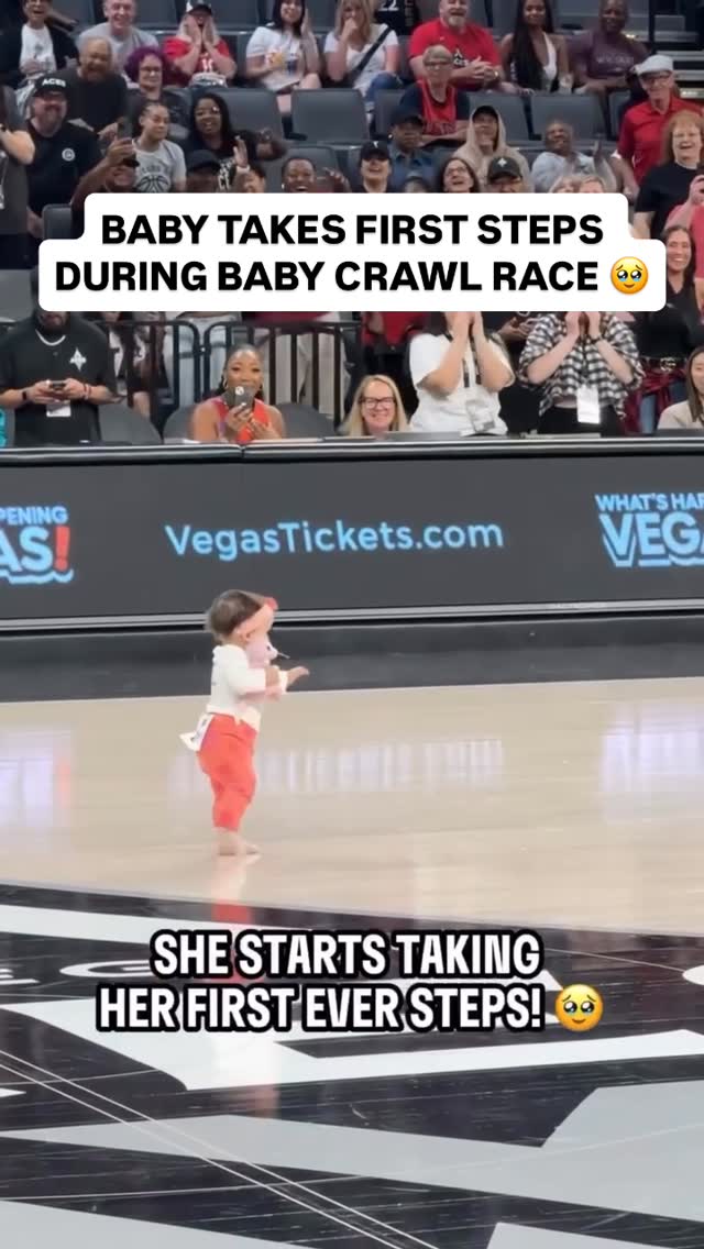 Instagram post by @brwsports for House of Highlights. Caption reads: This baby took her very first steps at the....