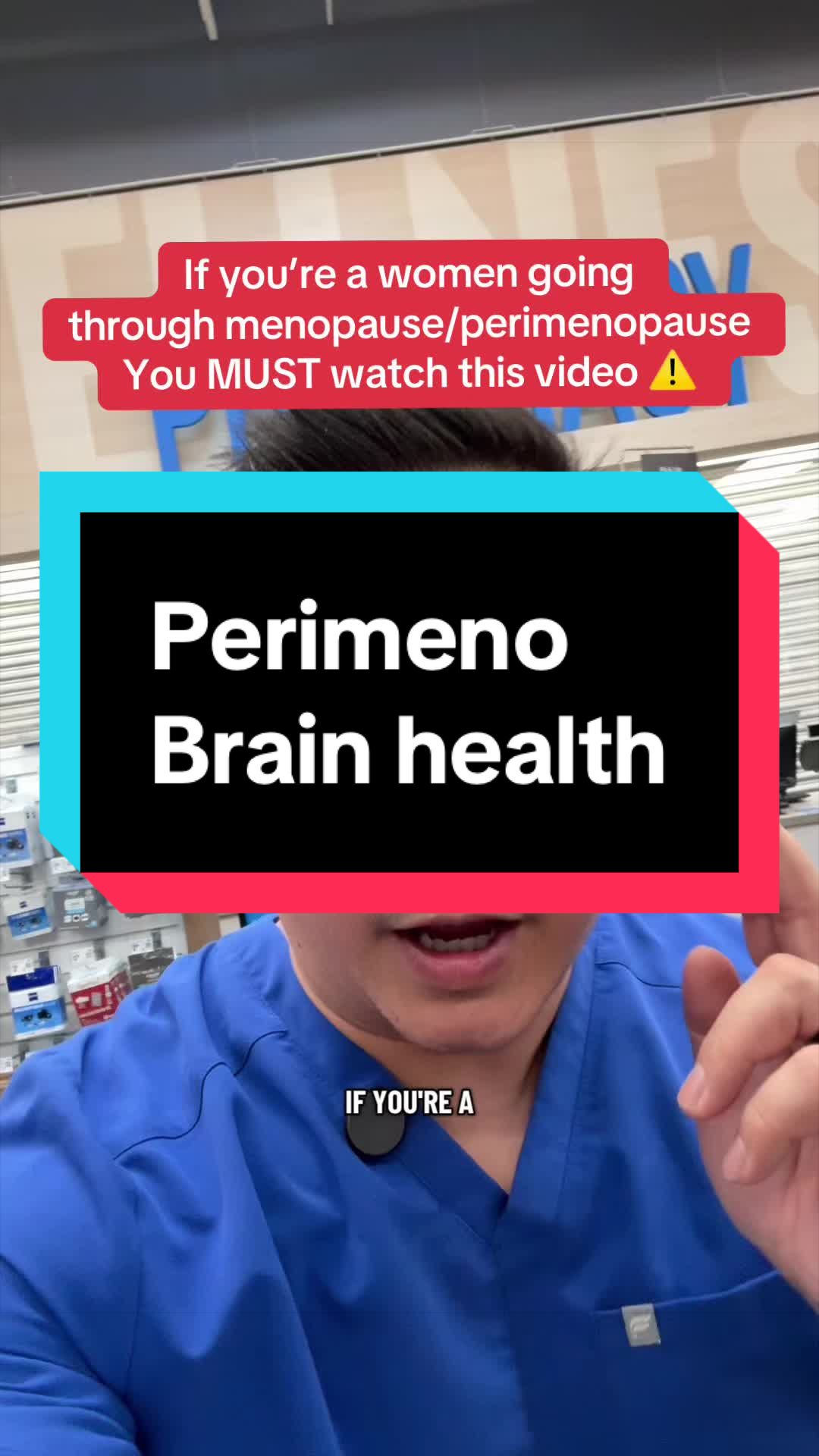 TikTok post by @rphreviews for Triquetra Health. Caption reads: If you’re a woman in your third and 40s, this is....