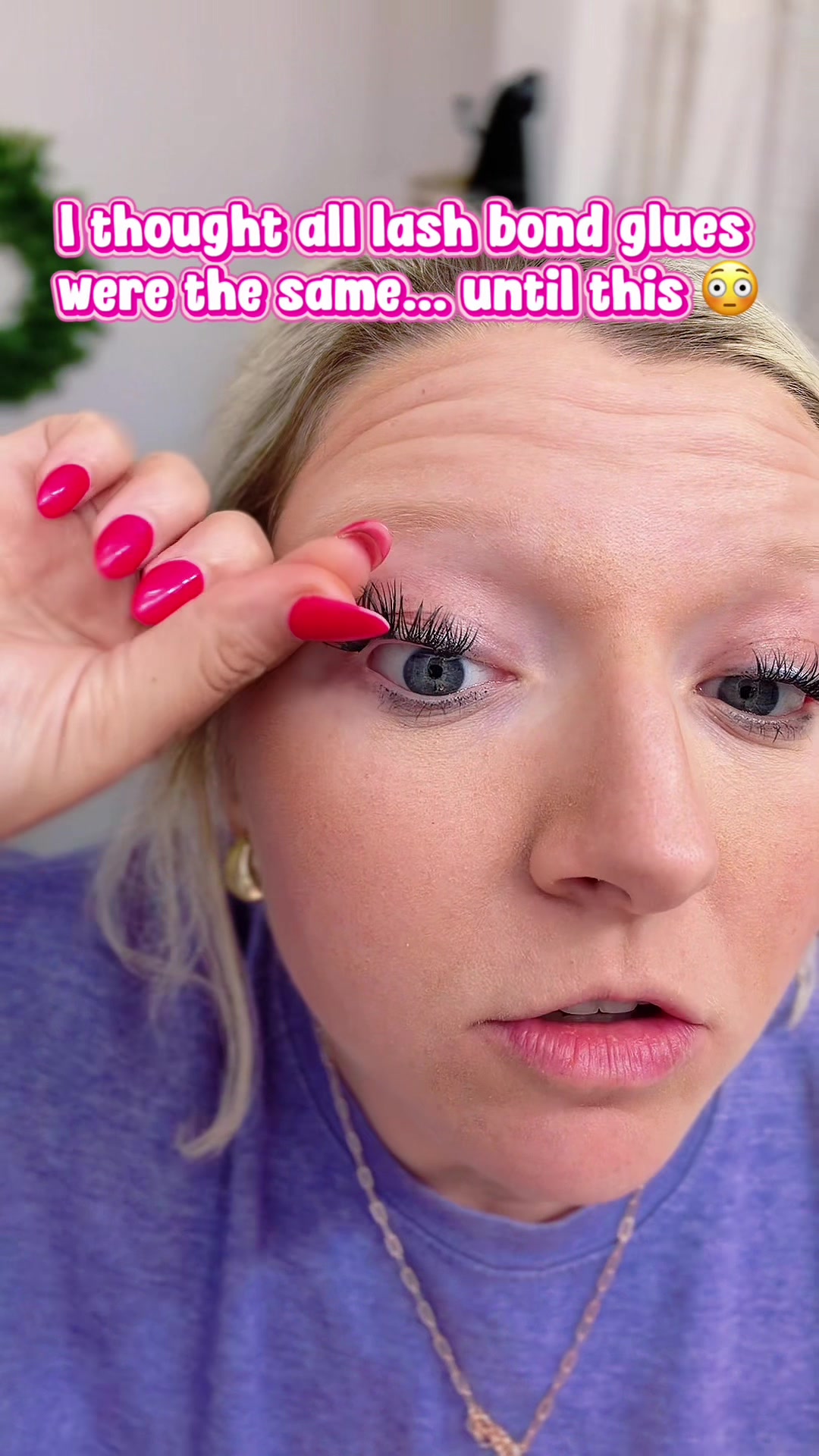 TikTok post by @alimomof2 for uCoolMe Lashes. Caption reads: [...] this is worth trying… tap below 💕 @uCoolMe....