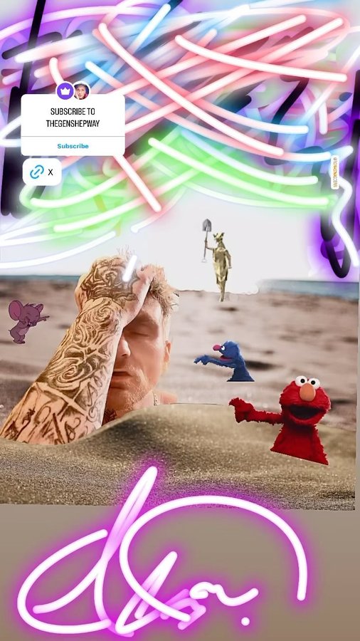 Instagram post by @thegenshepway for SpaceX. Caption reads: .