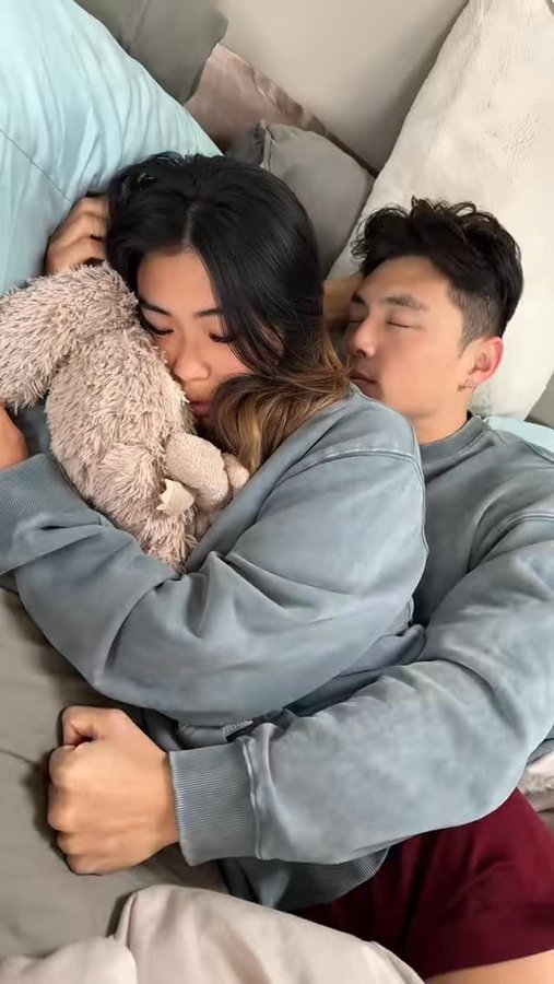 Instagram post by @rebecca___benedict for YoungLA. Caption reads: [...] elo in his SLEEP 😭 | fits @youngla....