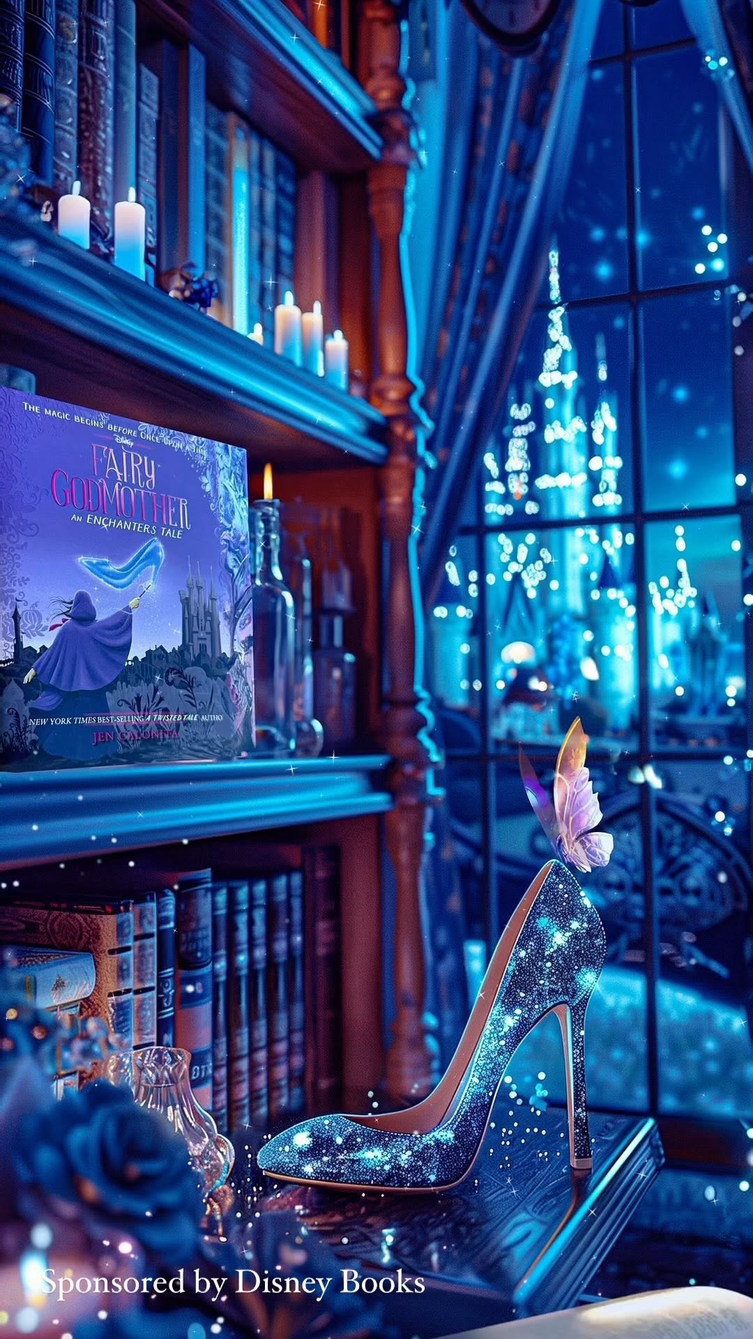 Instagram post by @lulumoondreams for Disney Publishing Worldwide. Caption reads: How did a human girl become a fairy godmother?....