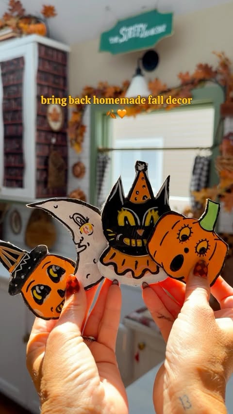 Instagram post by @steffy for Sharpie. Caption reads: [...] homemade fall decor using my favorite....
