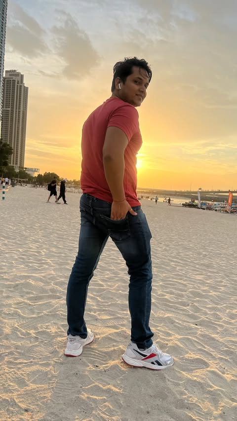 Instagram post by @deepesh__yadav for Danube Properties. Caption reads: [...] #DesiBlingOnNetflix @rizwan.sajan....