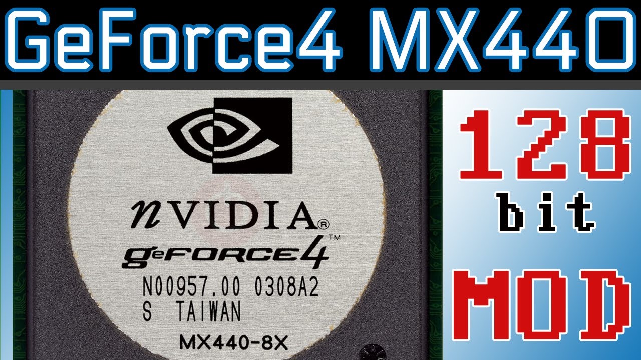 YouTube post by @bitsundbolts for PCBWay. Caption reads: GeForce4 MX 440: Can I fix one of its major flaws?.