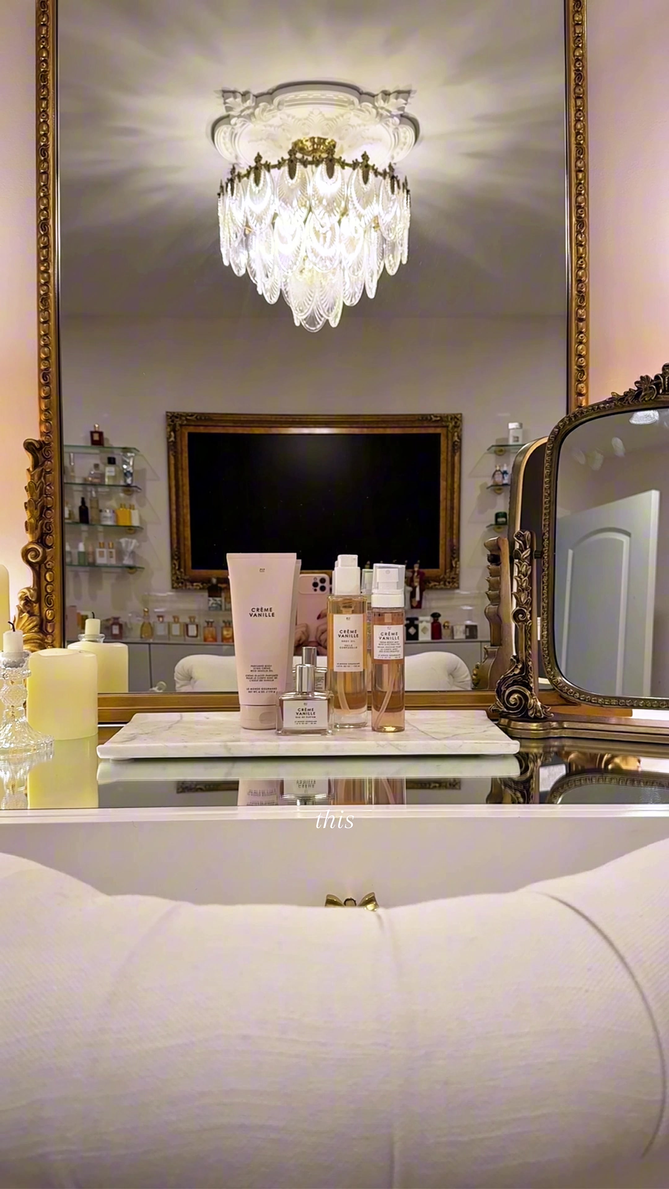 TikTok post by @yolanibeauty for Le Monde Gourmand. Caption reads: [...] I was wrong. Crème Vanille by Le Monde....