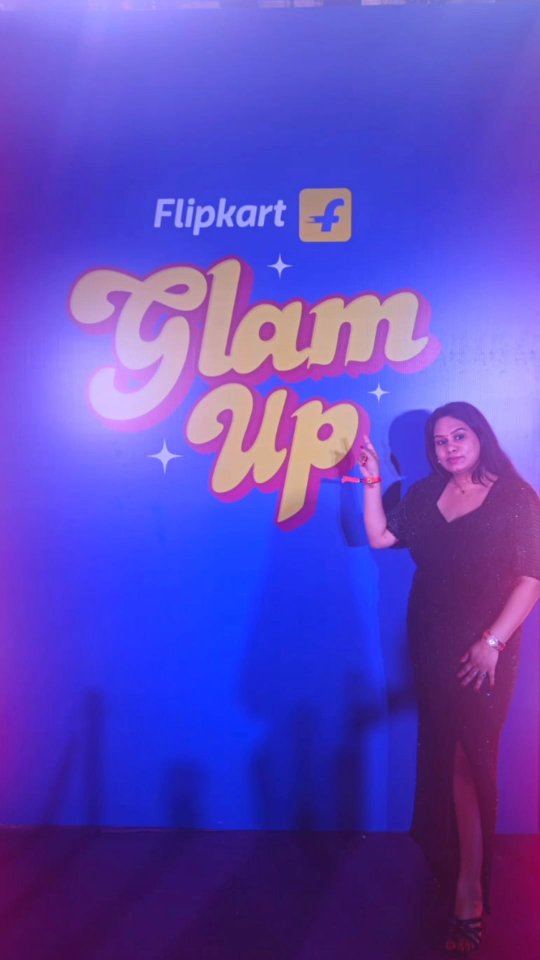 Instagram post by @glamup_with_anuu for Lotus Botanicals. Caption reads: FLIPKART GLAMUP FEST 2025 ✨

Thankyou @flipkart....