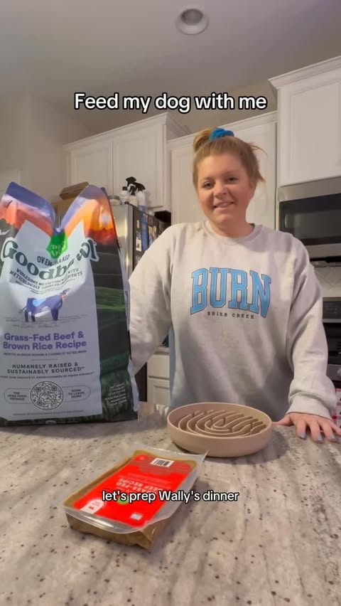 Instagram post by @wally_the_pit for Native Pet. Caption reads: Me prepping my dogs meal 2x a day then ordering....