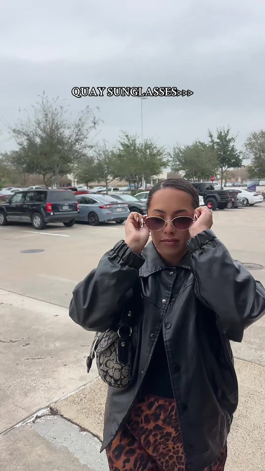 TikTok post by @maddybear88 for QUAY. Caption reads: @Quay mine are limited edition 😎✨ [...].