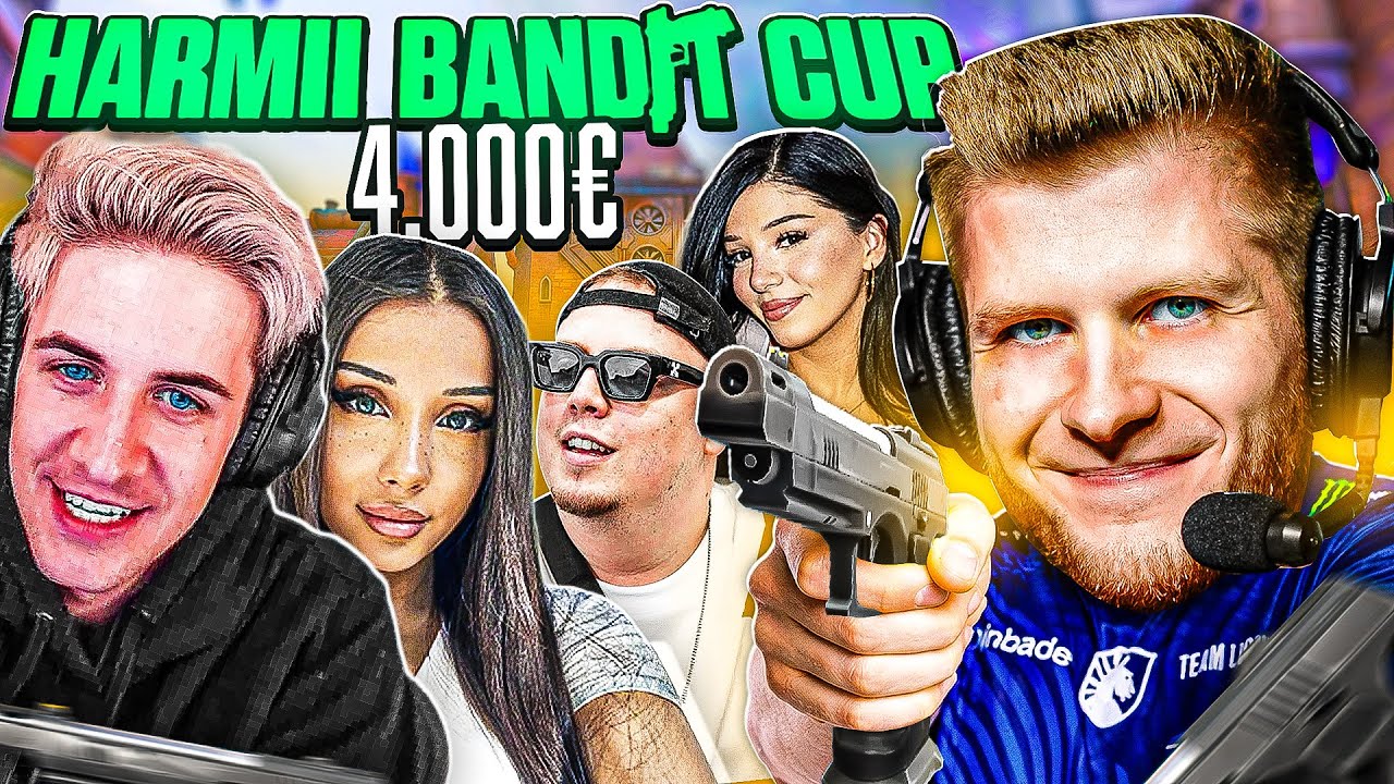 YouTube post by @harmiivalorant for Instant Gaming. Caption reads: MEIN ERSTES EIGENES VALORANT TURNIER...