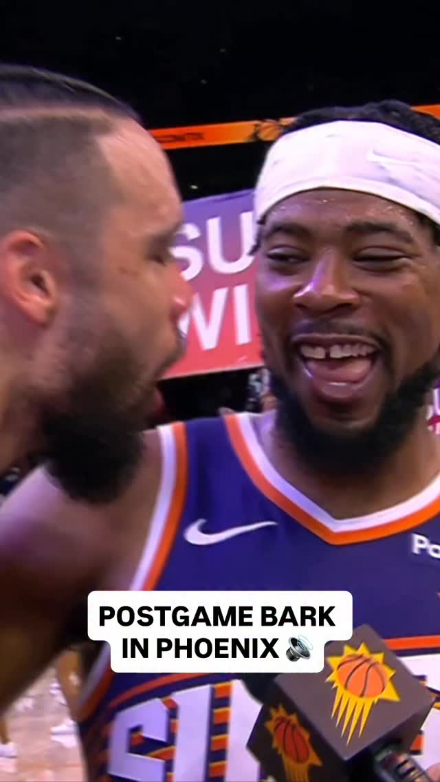 Instagram post by @jgood_0 for NBA. Caption reads: @dillonbrooks24 brought out the bark for....