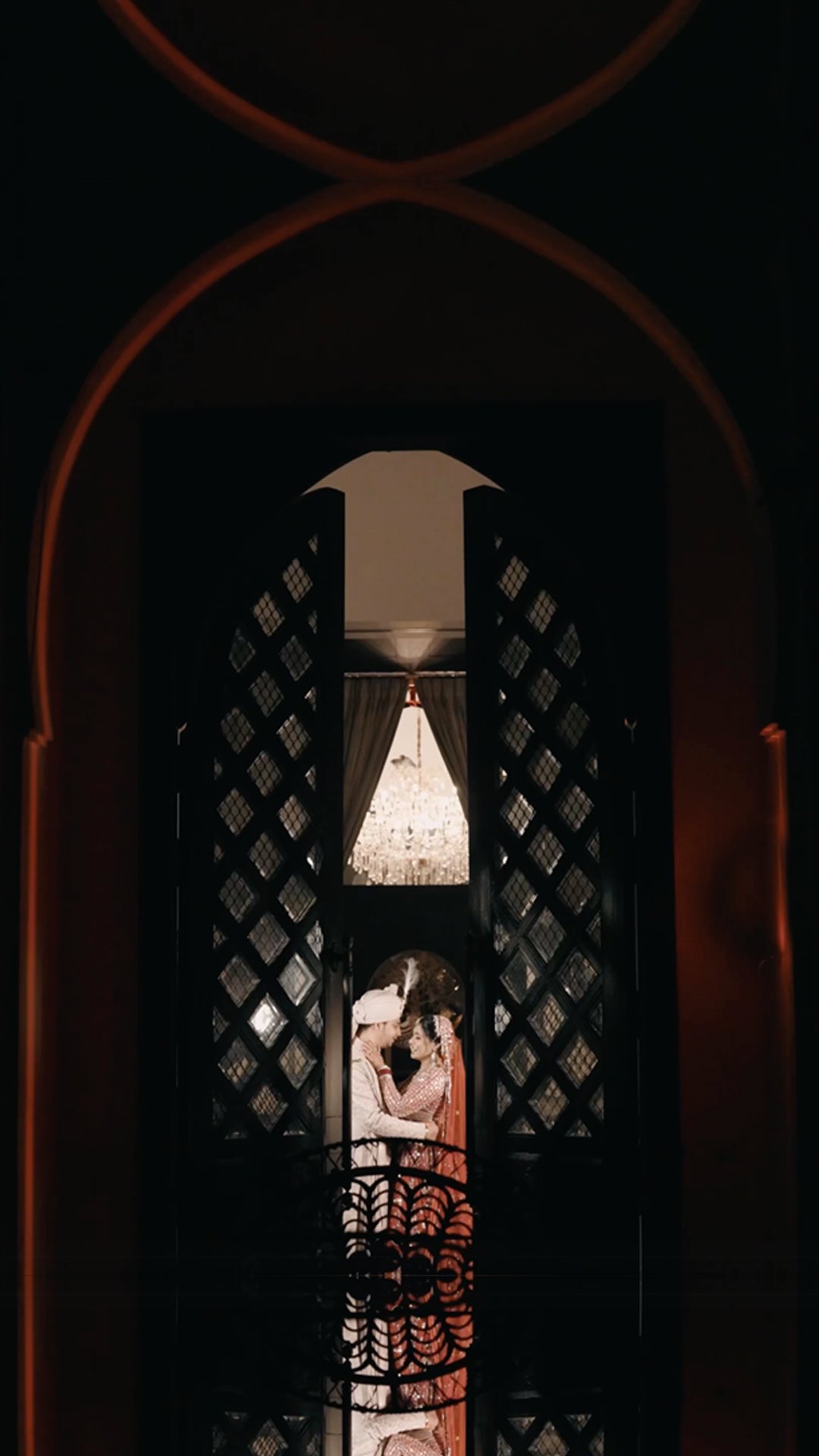 Instagram post by @wed.amour for WeddingPlz.com. Caption reads: Royalty redefined. A love story written in....