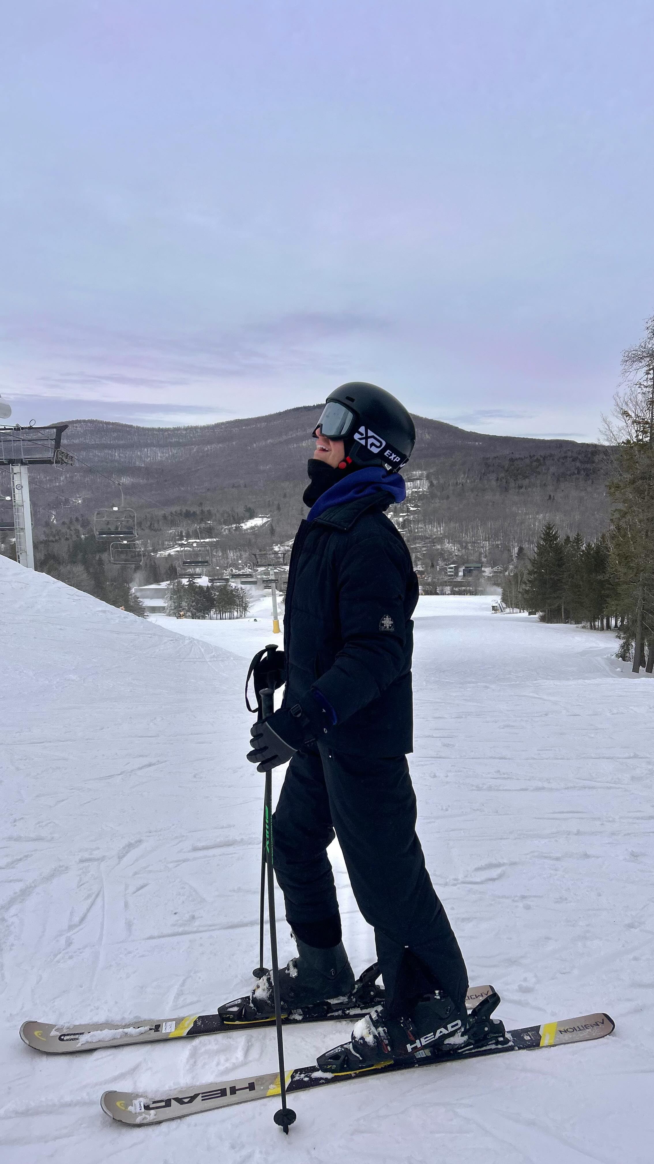 Instagram post by @jackkmcdonagh for Epic Pass. Caption reads: me and my Northeast College Pass against the world....