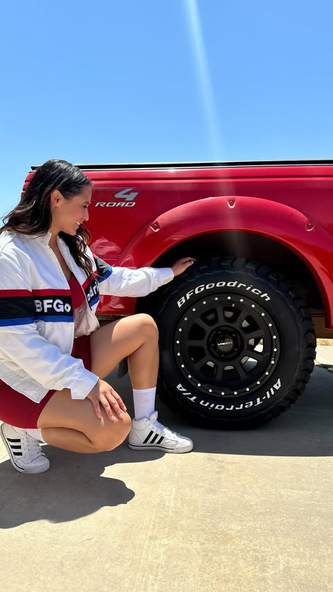 Instagram post by @tiffanystone for BFGoodrich Tires. Caption reads: You know I’ll always be a fan of @bfgoodrichtires....