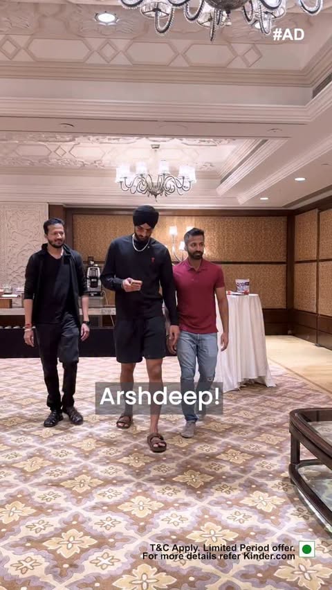 Instagram post by @_arshdeep.singh__ for Kinder. Caption reads: [...] for more of you to join the crew. Buy Kinder....