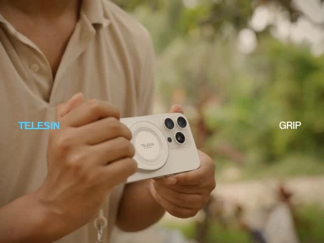 Instagram post by @wanderingaadii for TELESIN. Caption reads: Iphone cinema ft. @telesin.global ❤️✨ . Shot on....