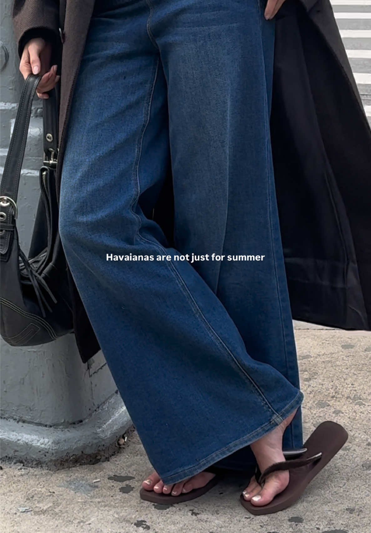 TikTok post by @juanmarcelandrhylan for Havaianas. Caption reads: easing into this fall season in style, with my new....