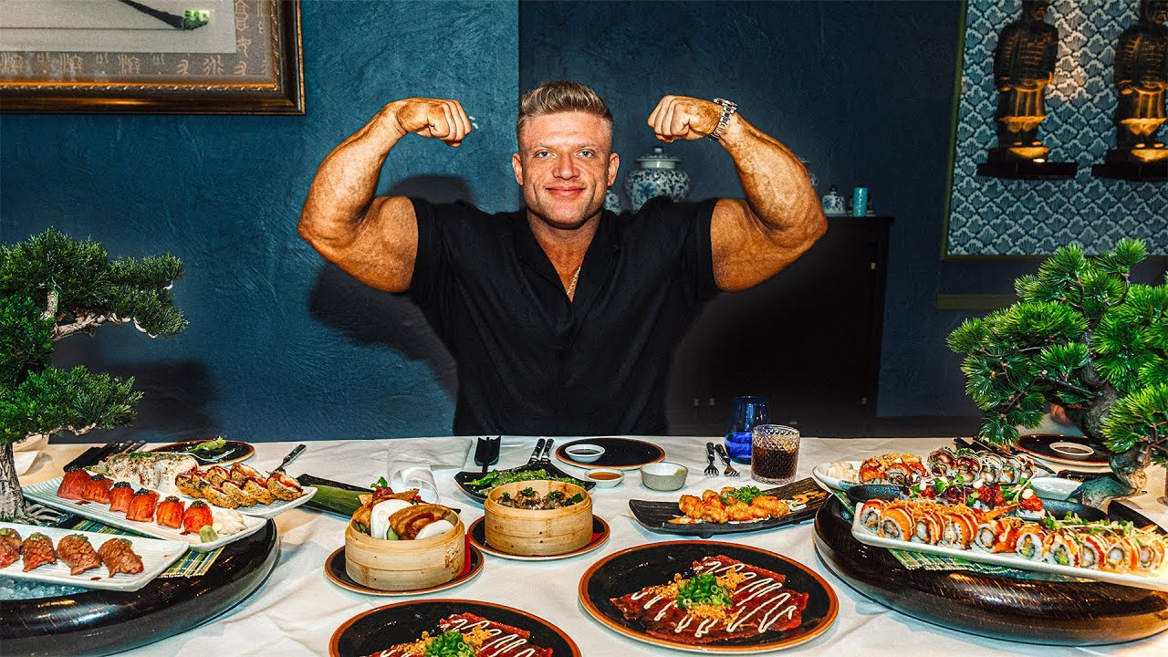YouTube post by @UrsKalecinski for ESN. Caption reads: Cheat Day after winning the Open in Offenbach!.