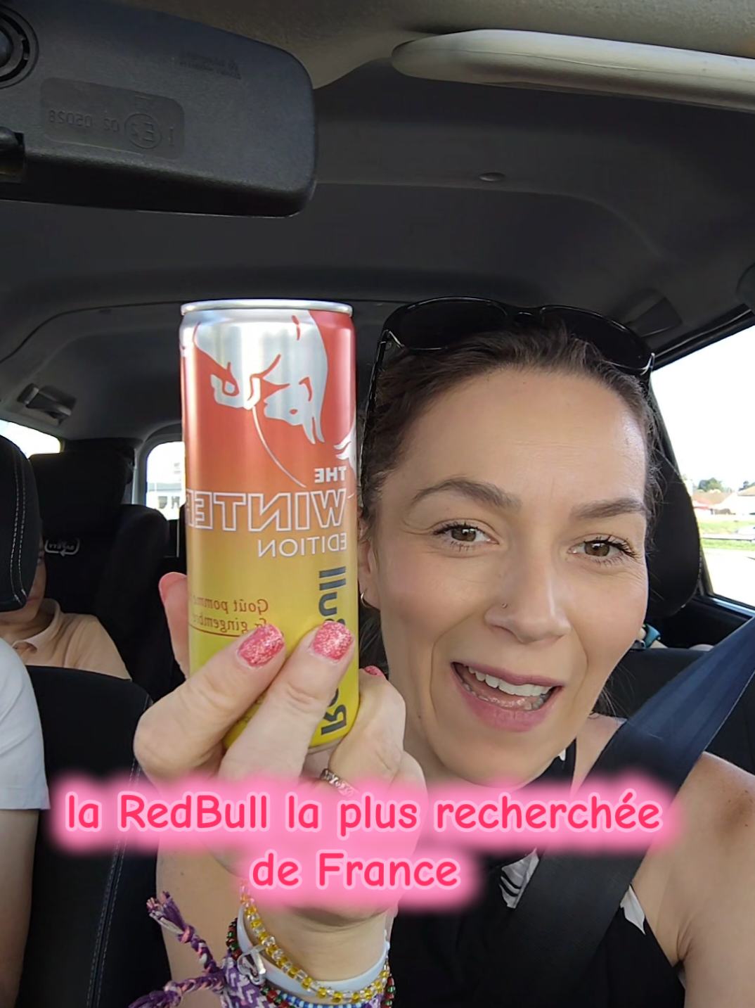 TikTok post by @marleneneau for Red Bull. Caption reads: [...] + d'1 mois de recherche 🥳 #redbull....