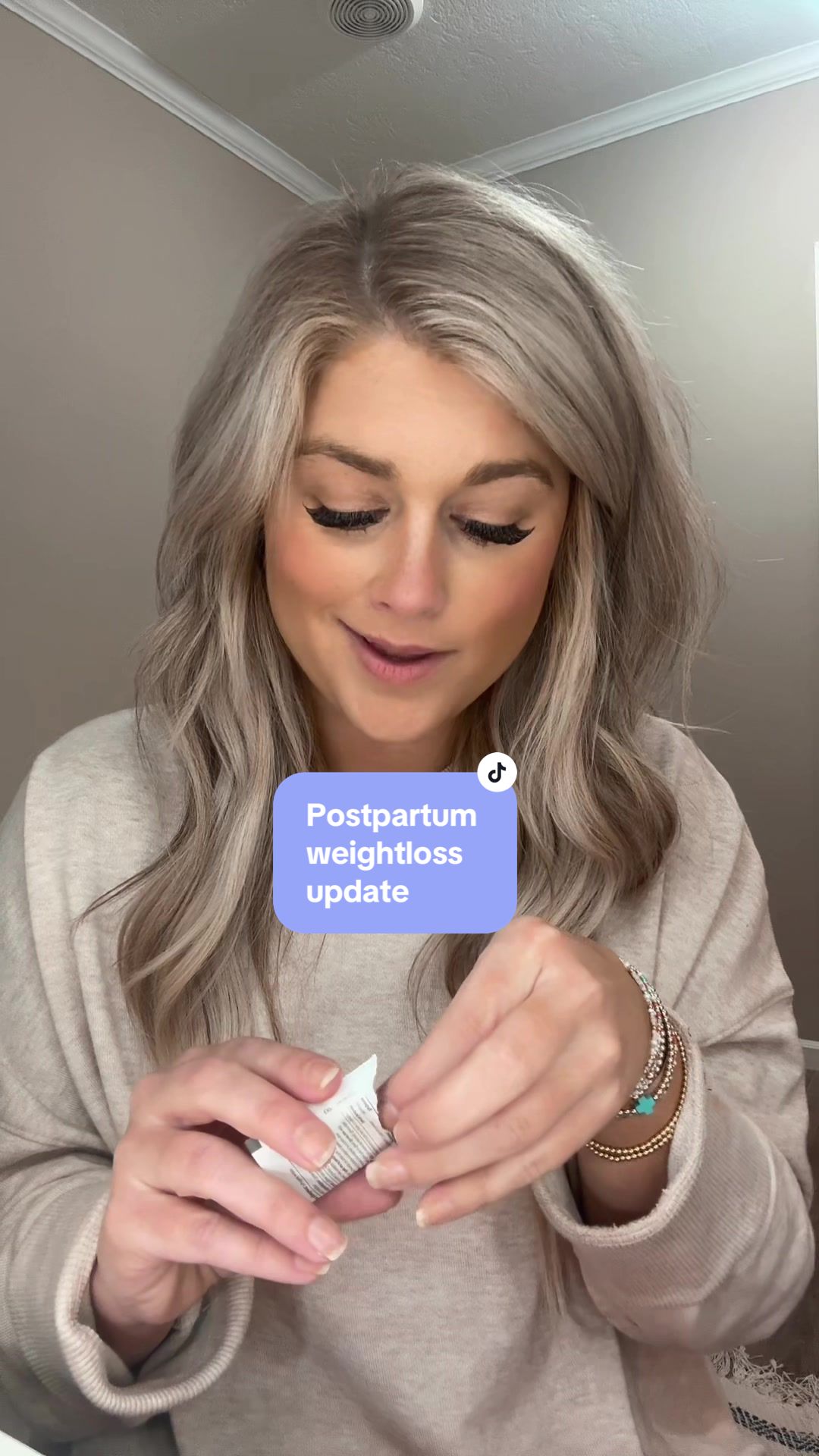 TikTok post by @lalajohnston for Ivím Health. Caption reads: [...] #ivimpartner #ivimaffiliate @Ivím Health .