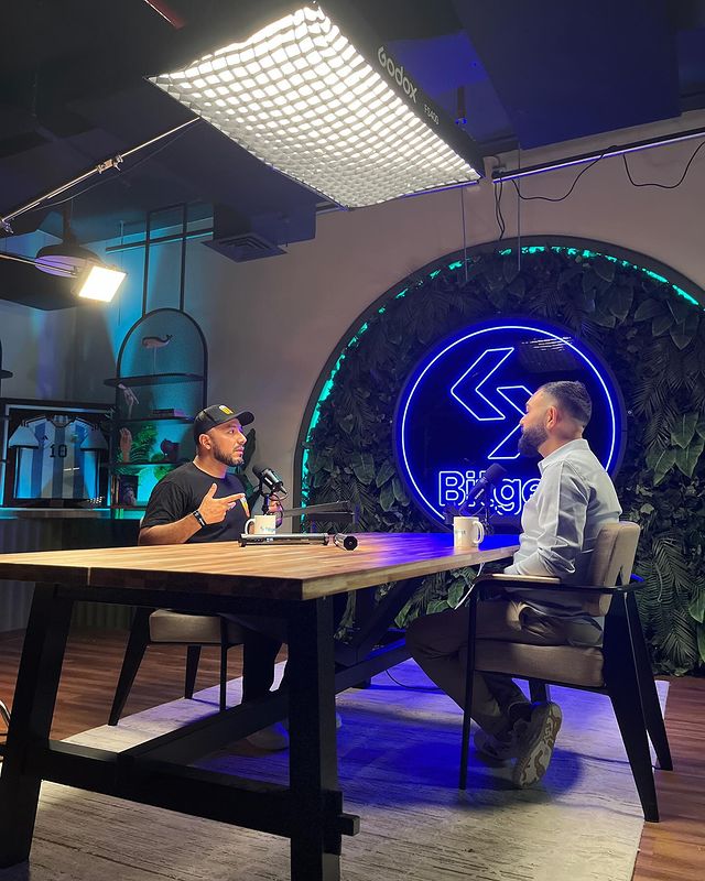 Instagram post by @andreswifitv for Bitget. Caption reads: From Colombia to the crypto spotlight 💡 

Went....