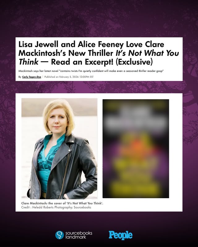 Instagram post by @claremackwrites for People Magazine. Caption reads: 🚨 COVER REVEAL! 🚨 A @people exclusive! See the....