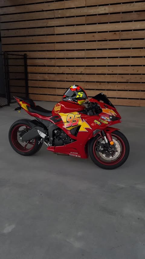 Instagram post by @rikkarides for Monster Fairings. Caption reads: [...] atp (i’m sick help) •....