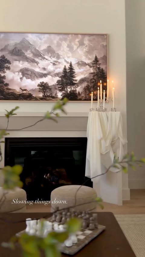 Instagram post by @transitionalmodernhome for etsy. Caption reads: After the holidays, I always crave a reset.....