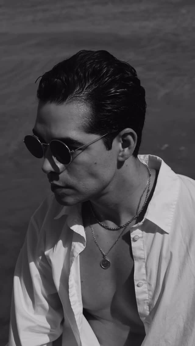 Instagram post by @carlocaceres for Perry Ellis. Caption reads: Silver Horizon — the new fragrance.....