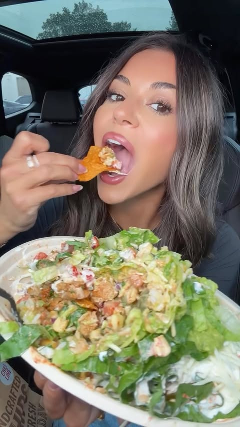 Instagram post by @stephpappas for Chipotle. Caption reads: Chili Lime Chips and Pollo Asado are at @chipotle....