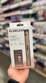 Instagram post by @walmartgems for Finishing Touch Flawless. Caption reads: No salon? No problem! 💅✨ #FlawlessPartner The....