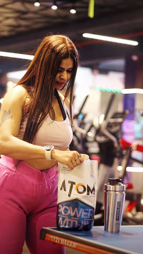 Instagram post by @ifbbprojyotigupta for AS-IT-IS-Nutrition. Caption reads: Workout ke baad muscle recovery sirf protein se....